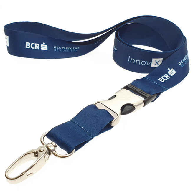 Lanyard pentru ecuson, personalizat prin sublimare
