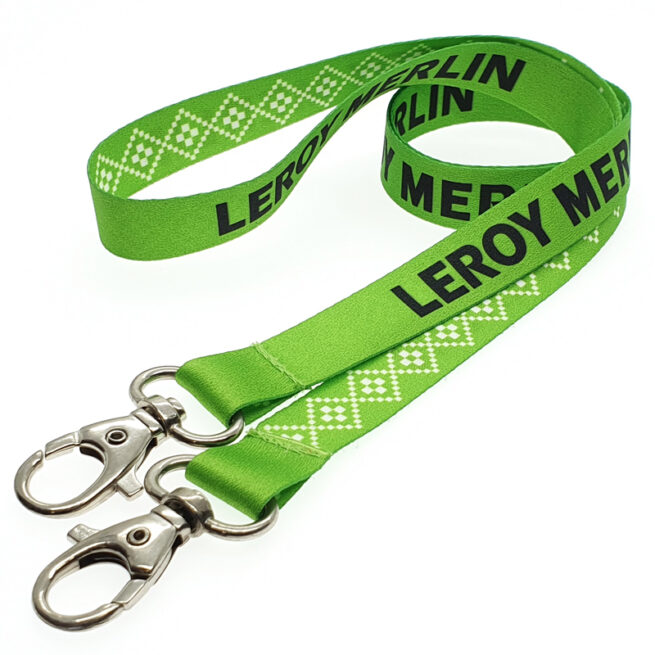Lanyard pentru ecuson, personalizat prin sublimare - imagine 2