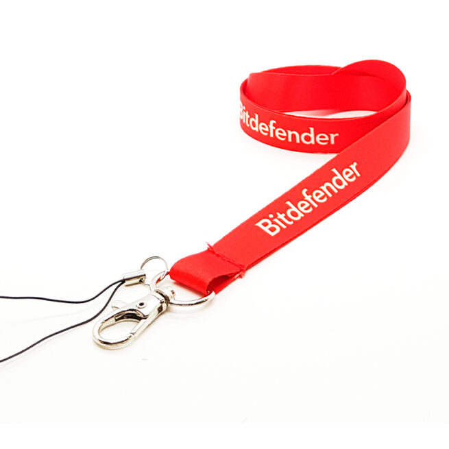 Lanyard pentru ecuson si memory stick, personalizat prin sublimare - imagine 2