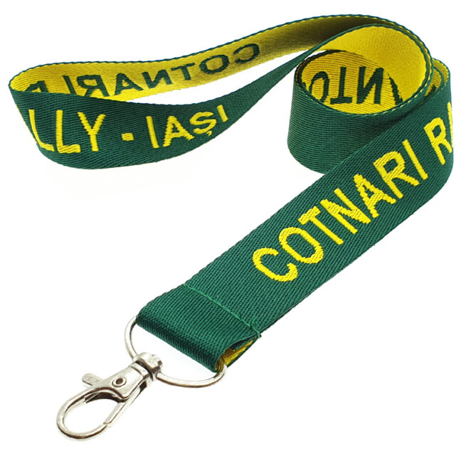 Lanyard pentru ecuson, personalizat in tesatura - imagine 9