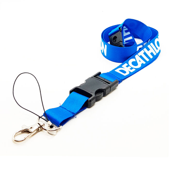 Lanyard pentru ecuson si memory stick, personalizat prin sublimare - imagine 3