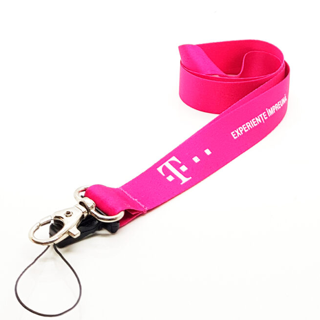 Lanyard pentru ecuson si memory stick, personalizat prin sublimare